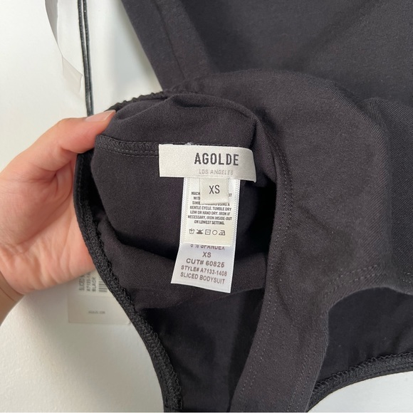 AGOLDE Sliced One Shoulder Bodysuit - Picture 13 of 16